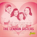 【輸入盤CD】Lennon Sisters / Very Best Of The Lennon Sisters: Tonight You【K2020/3/20発売】(レノン シスターズ)