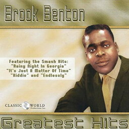 【輸入盤CD】Brook Benton / Greatest Hits 【K2019/2/8発売】(ブルック・ベントン)