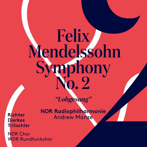2018/6/1 発売輸入盤レーベル：PENTATONE収録曲：SUPER-AUDIO CDWith it's combination of three instrumental movements, followed by a cantata with three soloists and chorus, Mendelssohn's Second Symphony "Lobgesang [Hymn of Praise]" is highly original from a conceptual point of view. The piece is a milestone in the history of the symphonic form, stretching the seams of the symphony genre even further than Beethoven had dared with his "Choral" Ninth. In his Lobgesang, Mendelssohn achieved nothing less than the artistic destruction of the conceptual opposition of vocal and instrumental music. Here they enter into a relationship of constructive, mutual support in the service of music. Moreover, the Biblical lyrics express Mendelssohn's deeply-felt religiosity. This album completes Pentatone's Mendelssohn Symphonies series with the NDR Radiophilharmonie and conductor Andrew Manze. After winning the Jahrespreis der deutschen Schallplattenkritik 2017 for their recording of Symphonies 1 & 3 and the positive reception of Symphonies 4 & 5, expectations are high for this final piece of the puzzle. On this album, the NDR Radiophilharmonie and Andrew Manze join forces with the NDR Chor and WDR Rundfunkchor, as well as with an excellent cast of soloists: sopranos Anna Lucia Richter and Esther Dierkes and tenor Robin Tritschler.