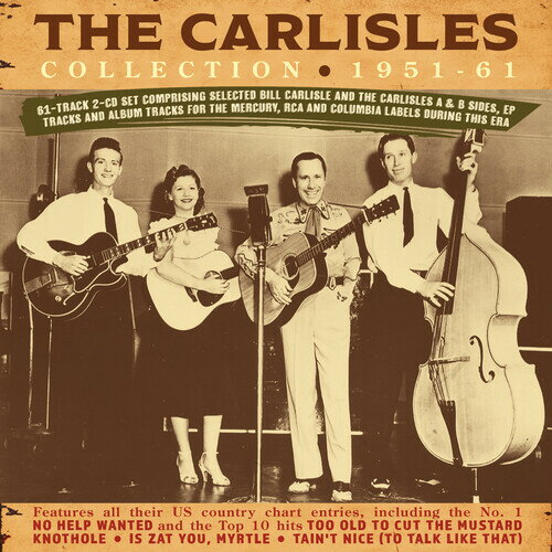 【輸入盤CD】Carlisles / Carlisles Collection 1951-61【K2020/12/11発売】