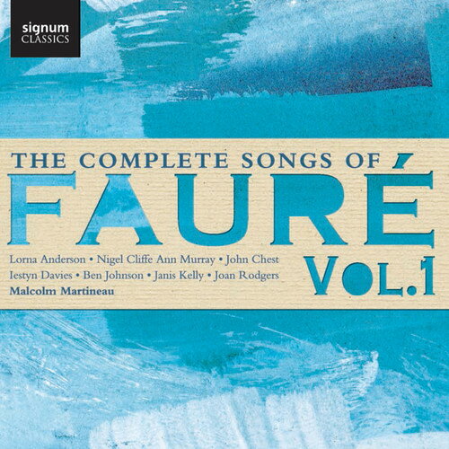 Classic - 【輸入盤CD】【新品】G. Faure/Ann Murray/John Chest / Complete Songs Of Faure 1 【K2016/7/8発売】