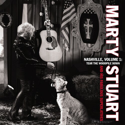 2012/4/24 発売輸入盤レーベル： SUGARHILL収録曲：(マーティスチュアート)Grammy-winner and American music icon Marty Stuart releases his third album for Sugar Hill Records entitled NASHVILLE, VOLUME 1: TEAR THE WOODPILE DOWN. The ten-song collection, almost entirely written by Marty, features his touring band of musical missionaries The Fabulous Superlatives. Nashville staples Buck Trent, Kenny Lovelace, and Robbie Turner are joined by Country music royalty Hank Williams III (Hank3) and Lorrie Carter Bennett (The Carter Family) on harmony vocals to fill out the cast.