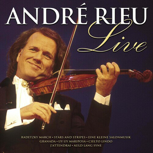 2021/10/1 発売オランダ盤レーベル:MUSIC ON CD収録曲： (アンドレリュウ)Andre Rieu, the "Maestro Of The Masses" (New York Times), "A Weapon Of Mass Happiness" (The Spectator), and the best-selling classical musician on the planet. A lively military march kick-start the album, with Andre directing from the violin. It's a concert favorite, as the audience can clap along, and a marching band take to the aisles to bring the performance to life. The players are all amazing at their instruments, and bring along a great personality to the music, so you can tell they enjoy what they're doing. There's a real sense of sheer delight and good fun, with the orchestra playing little tricks with each other and Andre is the ringmaster, conducting the orchestra with his eyebrows while he creates magic on his violin.