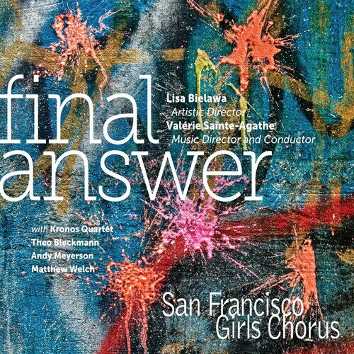 【輸入盤CD】【新品】San Francisco Girls Chorus / Final Answer 【K2018/4/27発売】