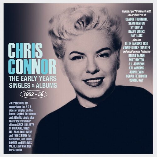 【輸入盤CD】Chris Connor / Early Years: Singles Albums 1952-56【K2021/11/5発売】(クリス コナー)