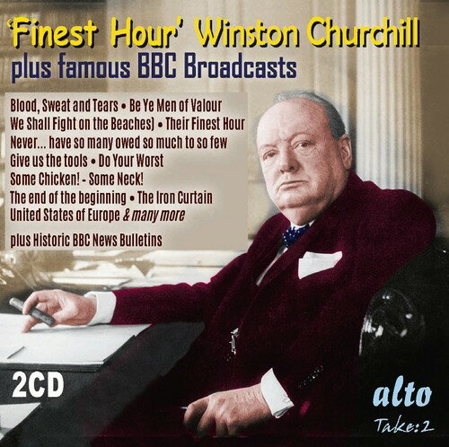 【輸入盤CD】Winston Churchill/BBC Bulletins / Finest Hour Winston Churchill 039 s Greatest Speeches 【K2018/10/12発売】