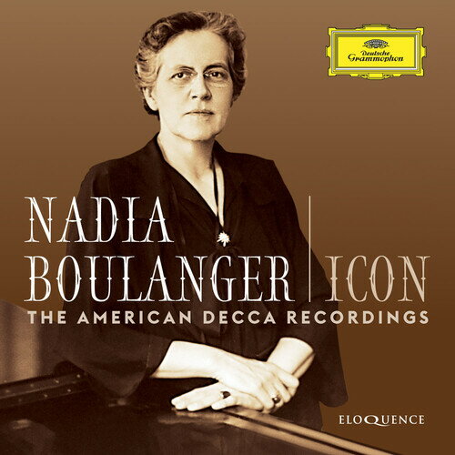 【輸入盤CD】Nadia Boulanger / Icon: The American Decca Recordings (Box)【K2020/10/9発売】
