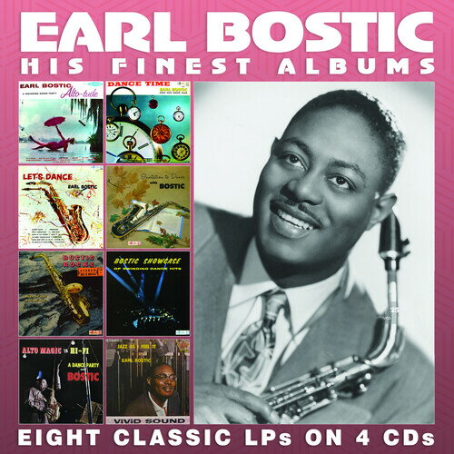 2020/8/21 発売輸入盤レーベル： ENLIGHTENMENT収録曲：American jazz alto saxophonist and pioneer of the post-war American rhythm and blues style, Earl Bostic was an enormous influence in the development of jazz since he emerged as a maverick musician within the genre, in the early 1940s. He would go on to inform major and unique players as diverse as John Coltrane (on whom he was a profound influence), Gerry Mulligan, Hank Mobley and numerous other sax-men. Bostic had a number of popular hits such as 'Flamingo', 'Harlem Nocturne', 'Temptation', 'Sleep', 'Special Delivery Stomp' and 'Where or When', all of which showed off his characteristic 'growl' on his instrument. The multi-disc collection features what are almost certainly the finest albums Earl Bostic ever recorded. Released between 1953 and 1963 - the great man's ultimate heyday - these records, featured here in beautiful re-mastered quality, illustrate clearly the musical prowess of Earl Bostic, and the huge contribution he made to jazz music throughout his life.