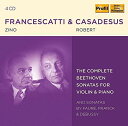 【輸入盤CD】Beethoven/Francescatti/Casadesus / Sonatas For Violin Piano (Box) (4PK)【K2019/8/23発売】