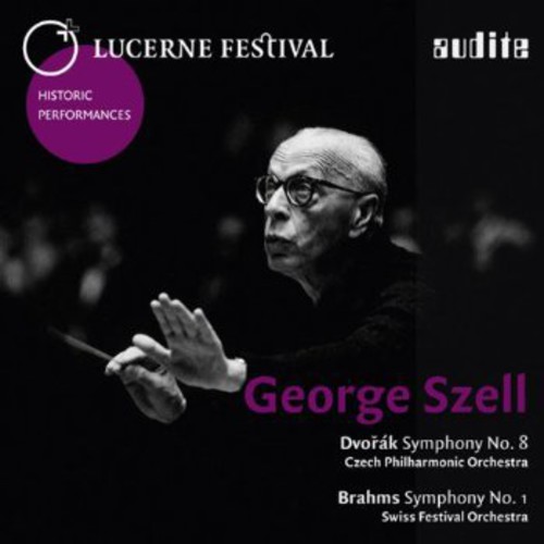発売日: 2013/9/24輸入盤レーベル: Audite収録曲: 1.1 Allegro Con Brio1.2 Adagio1.3 Allegretto Grazioso1.4 Finale. Allegro, Ma Non Troppo1.5 Un Poco Sostenuto - Allegro - Meno Allegro1.6 Andante Sostenuto1.7 Un Poco Allegretto E Grazioso1.8 Adagio - Piu Andante - Allegro Non Troppo, Ma Con Brio - Piu Allegroコメント:During the 50s and 60s, George Szell regularly appeared at Lucerne Festival. The concert recordings presented here - both first releases - encompass two works central in his repertoire: In 1962, the 'anti-romantic and master of precision' (Harold C. Schonberg), alongside the Swiss Festival Orchestra, achieved a powerful and intensely determined interpretation of Brahms' First Symphony, whose transparently played, chamber-like middle movements are framed by outer movements full of suspense. In the summer of 1969 - one year after the violent defeat of the 'Prague Spring' - Szell was reunited with the Czech Philharmonic in Lucerne. His thrillingly energetic reading of Dvorak's Symphony No. 8 enthused the audience and critics in equal measure.During the 50s and 60s, George Szell regularly appeared at Lucerne Festival. The concert recordings presented here - both first releases - encompass two works central in his repertoire: In 1962, the 'anti-romantic and master of precision' (Harold C. Schonberg), alongside the Swiss Festival Orchestra, achieved a powerful and intensely determined interpretation of Brahms' First Symphony, whose transparently played, chamber-like middle movements are framed by outer movements full of suspense. In the summer of 1969 - one year after the violent defeat of the 'Prague Spring' - Szell was reunited with the Czech Philharmonic in Lucerne. His thrillingly energetic reading of Dvorak's Symphony No. 8 enthused the audience and critics in equal measure.