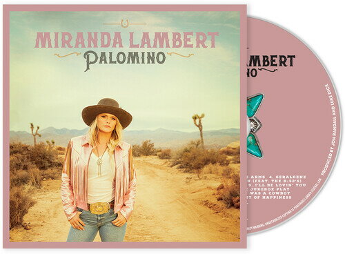 2022/4/29 発売輸入盤レーベル： SME NASHVILLE収録曲：(ミランダランバート)Hot on the heels of her recent 2022 Academy of Country Music Awards win for Entertainer of the Year, Miranda Lambert is set to release "Palomino," her ninth solo album, on April 29, 2022.