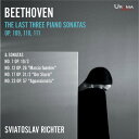 【輸入盤CD】Eethoven/Richter / Richter Plays Beethoven: Last Piano Sonatas【K2017/4/7発売】