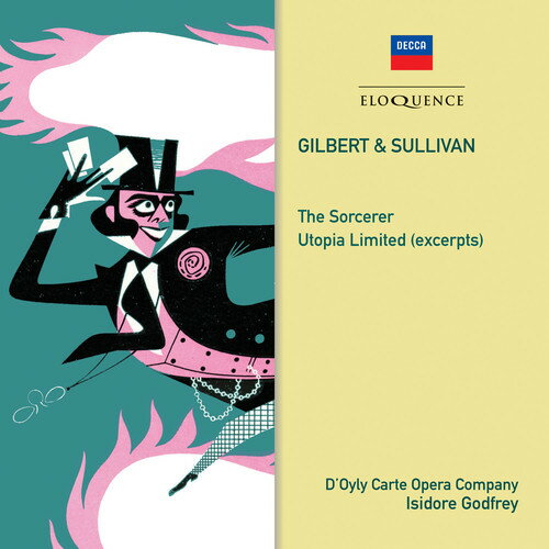 2018/4/20 発売オーストラリア盤レーベル：ELOQUENCE AUSTRALIA収録曲：Bookends from the most successful partnership in the history of English light opera, in newly remastered Decca recordings. As the first full-length operatic collaboration between W.S. Gilbert and Sir Arthur Sullivan, The Sorcerer has never achieved the popularity of it's immediate successor, H.M.S. Pinafore, yet there is much to enjoy in this satire (more gentle than in later works) on Victorian-era English country manners and the obsession with matters supernatural which held much of middle-class England in it's thrall at the time. Indeed, at the time of this, it's first complete recording made in 1953, The Sorcerer had been out of the repertoire of the D'Oyly Carte Opera Company since before World War II, and would remain under wraps until 1971. Nevertheless, this premiere version has many distinguishing features, first among them being a vividly dramatic portrayal of the title role by Peter Pratt, principal D'Oyly Carte comedian from 1951 until 1959. In particular, Pratt gives a barnstorming rendition of the fiendish patter-song 'My name is John Wellington Wells'. The cast is further enhanced by splendidly rich-voiced, aristocratic contributions from Fisher Morgan as Sir Marmaduke and, as Lady Sangazure, Ann Drummond-Grant, who was the wife of conductor Isidore Godfrey and something of a mother-figure within the company. By the time of Utopia Limited in 1893, Gilbert and Sullivan were nearing the end of their hugely successful but often acrimonious partnership. Although the operetta ran for 245 performances, it never entered the repertory of the D'Oyly Carte company, and indeed had to wait until 1975 for it's first complete recording. Until then, the curiosity of aficionados had to be satisfied with this set of excerpts, recorded in August 1963 and first issued as a filler to the company's 1964 LP of Trial by Jury.
