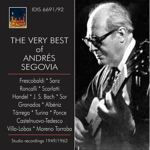 【輸入盤CD】Frescobaldi/Bach/Granados/Segovia / The Very Best Of Andres Segovia