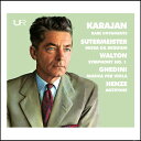 2020/11/20 発売輸入盤レーベル：URANIA RECORDS収録曲：Herbert von Karajan's discography, with one thousand studio recordings from 1938 to 1989, is by far the largest in the history. The Maestro recorded a group of composers several times, such as Beethoven, Brahms, Tchaikovsky and many others. Karajan started from the 78 rpm and arrived to the digital and video, passing through the European musical repertoire of at least 3 centuries and through all possible genres, from Baroque to Italian melodrama. Publishing something which does not somehow repeat one of the many titles recorded by the Maestro may seem impossible. However, these two albums offer the only works never recorded officially by the Maestro and never published with the sound quality of these documents. These are unpublished works that Karajan has never taken up again and are related to the period of his collaboration with the RAI Orchestra, except for a very rare work recorded in Berlin.