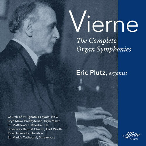 【輸入盤CD】Vierne/Plutz / Complete Organ Symphonies (3PK)【K2022/8/5発売】