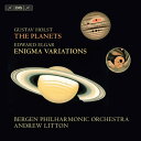 【輸入盤CD】Elgar/Bergen Philharmonic Orchestra/Litton / Planets/Enigma Variations (SACD)【2019/7/5発売】