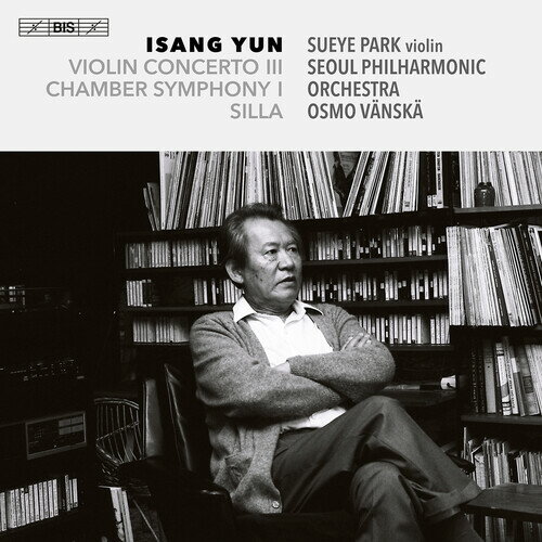 2022/9/2 発売輸入盤レーベル： BIS 収録曲：At the end of a career spent between his native Korea and Germany, during which he produced works that span the musical traditions of both countries, Isang Yun expressed a wish to limit himself 'to what is substantial, in order to transmit more peace, more goodness, more purity and warmth into this world'. With Silla (1992) the composer pays tribute to the origins of Korean culture and philosophy, to the court music introduced from China, and to the period when Korea's political unity was established (676-935 AD). Describing it's mood, Yun provided such keywords as 'nocturnal, festive... mirthful but also melancholy'. From the same year, Violin Concerto III was composed after a stay in hospital, and Yun once described it as a birthday present to himself. At the age of 75 he no longer felt the need to take contemporary currents, aesthetic trends or technical restraints into consideration. The work holds in store a wealth of musical occurrences that could perhaps be deciphered in the context of it's composers own life, and is here performed by the young South Korean violinist Sueye Park. Closing the disc is Chamber Symphony No. 1 from 1987, a work in one movement but with three distinct sections. In it, Yun combines instruments that forge changing musical alliances while engaging in rivalry or complementing each other. The mood is evocative of an, at times, animated conversation.