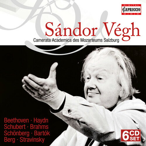 2022/7/1 発売輸入盤レーベル： CAPRICCIO収録曲：Sandor Vegh, the "arch musician", was one of those few conductors who possessed that musical je ne sais quoi. Whatever he touched - especially with his Salzburg Camerata: it was always musical, light, exciting. Showing that in music the race is not always to the swift, nor the battle to the strong, but that phrasing and sparkle go a long way, he made even the least of Mozart's Gebrauchsmusik sound like works of flaming genius. This box proves, if it needed proving, that these skills applied to other music, too: from the rest of the First Viennese School to the Second Viennese School and beyond. His Schubert Symphonies are pure classical joy; his Transfigured Night late-romantic gorgeousness-become-manifest; his Bartok an idiomatically simpatico dreamboat.