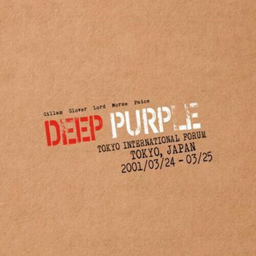 【輸入盤CD】Deep Purple / Live In Tokyo 2001 (Digipak)【K2022/10/7発売】(ディープ パープル)