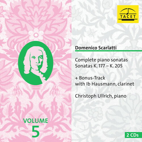 【輸入盤CD】Scarlatti/Ullrich / Complete Piano Sonatas 5 (2PK)【K2021/2/5発売】