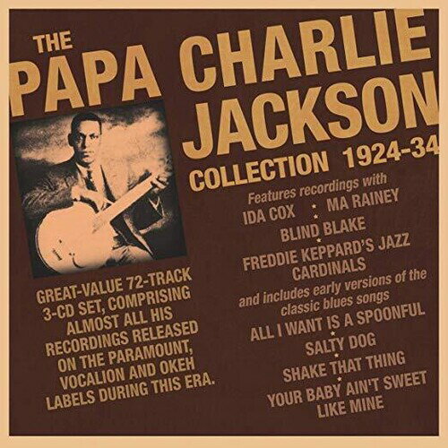 ��͢����CD�ۡڿ��ʡ�Papa Charlie Jackson / Collection 1924-34��K2019/11/8ȯ���