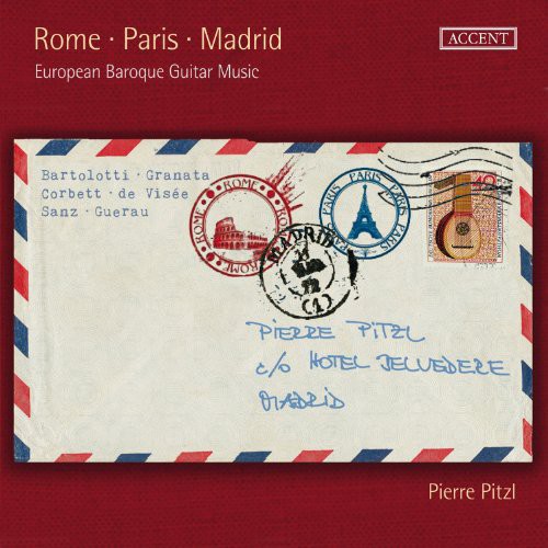 【輸入盤CD】【新品】Pitzl / Rome Paris Madrid European Baroque Guitar Music