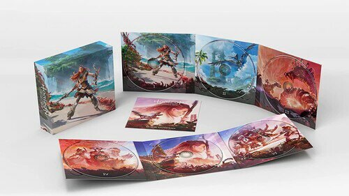 2023/7/14 発売輸入盤レーベル： SONY CLASSICS収録曲：Six CD set. Horizon Forbidden West rejoins machine hunter Aloy as she braves a majestic but dangerous new frontier. As Aloy seeks out a means to cure the Earth's dying lands, she defeats deadly machines, helps allies old and new, and uncovers ancient mysteries. These epic moments are all elevated by the game's impactful and beautiful soundtrack, featuring music composed by Niels van der Leest, The Flight, Oleksa Lozowchuk and Joris de Man. Now, the complete collection is available in CD format in this six-disc set. From heart-thumping beats that accompany tense battles with colossal machines to the moving score that complements Aloy's intriguing world, every track can be found beautifully presented in these two-trifold cases. This Complete Soundtrack CD also includes a booklet with commentary from the composers and concept art from the game itself.(サウンドトラック)