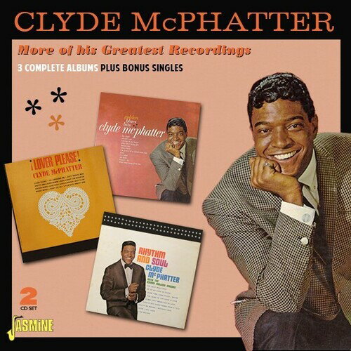【輸入盤CD】Clyde McPhatter / More Of His Greatest Recordings: 3 Complete Albums【K2022/3/18発売】(クライド マックファッター)