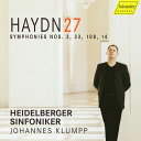 【輸入盤CD】【新品】Haydn/Heidelberger Sinfoniker / Haydn 27 - Symphonies【K2023/1/6発売】