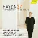 【輸入盤CD】Haydn/Heidelberger Sinfoniker / Haydn 27 - Symphonies【K2023/1/6発売】