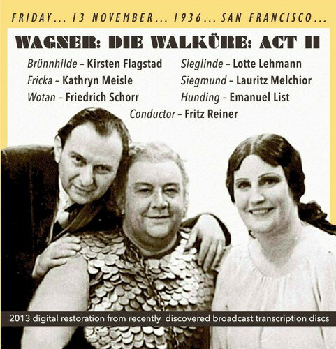 【輸入盤CD】【新品】Wagner/Flagstad/Lehmann/Meisle/Melchior / Die Walkure - Act II