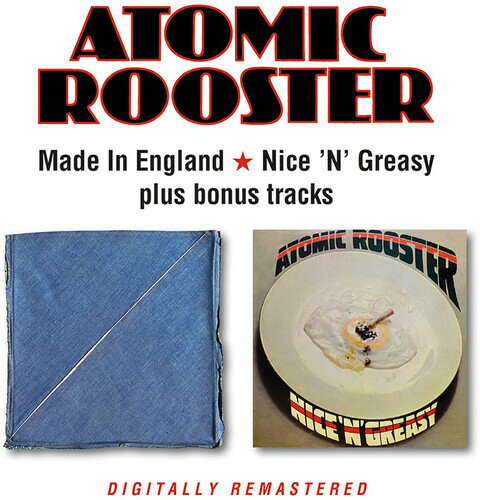 【輸入盤CD】【新品】Atomic Rooster / Made In England/Nice N Greasy + Bonus Tracks【K2023/9/29発売】(アトミック・ルースター)