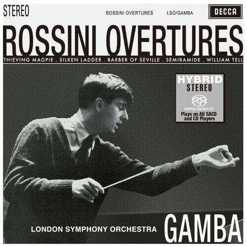 【輸入盤CD】Rossini/Pierino Gamba/London Symphony Orch / Rossini: Overtures【K2023/8/25発売】