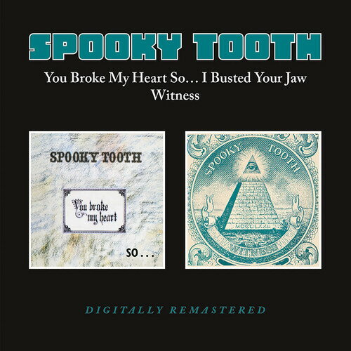 【輸入盤CD】Spooky Tooth / You Broke My Hearts So I Busted Your Jaw/Witness【K2024/3/1発売】(スプーキー・トゥース)