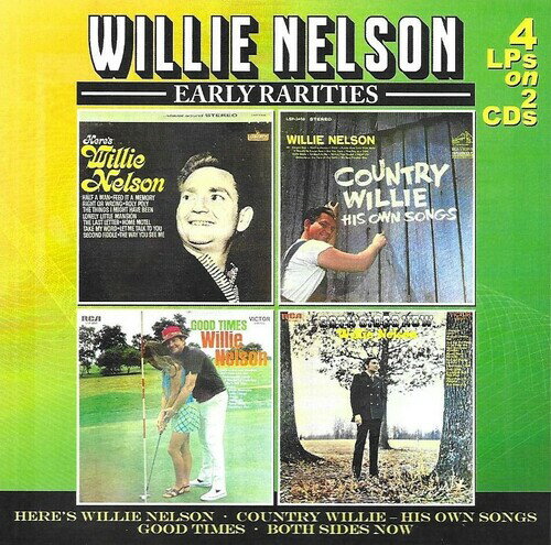 Artist Name: T - 【輸入盤CD】【新品】Willie Nelson / Here's Willie Nelson/Country Willie/Good Times【K2022/7/22発売】(ウィリー・ネルソン)