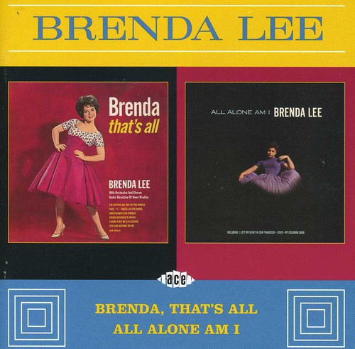 【輸入盤CD】【新品】BRENDA LEE / BRENDA THAT'S ALL / ALL ALONE AM I (ブレンダ・リー)