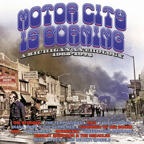 【輸入盤CD】【新品】VA / MOTOR CITY IS BURNING: MICHIGAN ANTHOLOGY 1965-72【K2025/3/21発売】