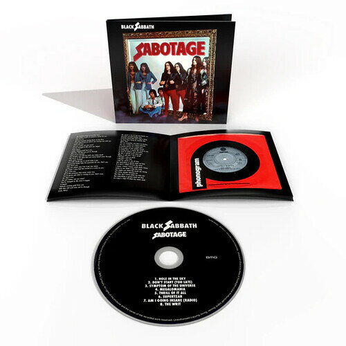 【輸入盤CD】【新品】BLACK SABBATH / SABOTAGE (リマスター盤) (Digipak)【K2025/6/20発売】(ブラック サバス)