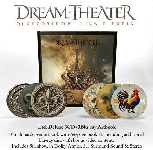 【輸入盤CD】【新品】DREAM THEATER / QUARANTIEME: LIVE A PARIS (W/BOOK) (BOX) (w/Blu-ray)【K2025/11/28発売】(ドリーム・シアター)