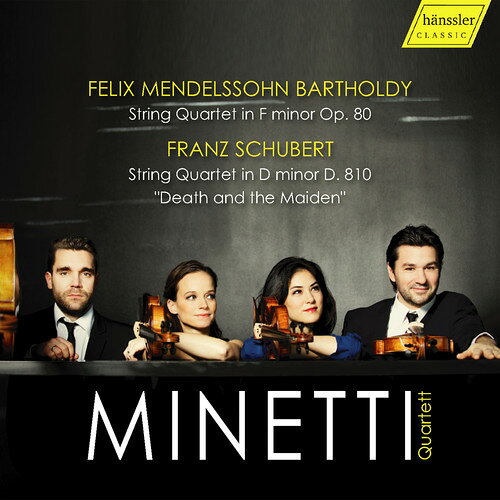 【輸入盤CD】【新品】Bartholdy/Minetti Quartett / String Quartet In F Minor【K2018/6/15発売】