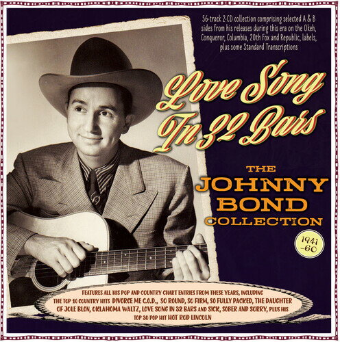 Fork, Country - 【輸入盤CD】【新品】Johnny Bond / Love Song In 32 Bars: The Johnny Bond Collection【K2023/1/20発売】