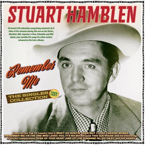 Artist Name: K - 【輸入盤CD】【新品】STUART HAMBLEN / REMEMBER ME: THE SINGLES COLLECTION 1929-57【K2024/09/06発売】