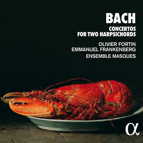 発売日: 2020/1/24輸入盤USレーベル: Alpha収録曲:コメント:The practice of composing for two keyboard instruments, very common in the illustrious Bach family, naturally achieved it's apotheosis with Johann Sebastian, whose three concertos for two harpsichords are performed here by Olivier Fortin and Emmanuel Frankenberg with the Ensemble Masques. These works, particularly the concertos in C minor, are among the composer's most admired. They suggest a conception of the concerto specific to Bach: rather than a dialogue between several individual entities, the piece presents a subtle intertwining of melodic lines and blurs the distinction between solo and tutti parts by making them respond to and quote each other, thus illustrating the principle of harmony dear to the composer. Finally, the recording on two harpsichords of the Prelude and Fugue BWV 552, originally composed for organ, is in keeping with the nineteenth-century tradition of transposing Bach's works with the aim of giving their refined polyphony greater clarity.The practice of composing for two keyboard instruments, very common in the illustrious Bach family, naturally achieved it's apotheosis with Johann Sebastian, whose three concertos for two harpsichords are performed here by Olivier Fortin and Emmanuel Frankenberg with the Ensemble Masques. These works, particularly the concertos in C minor, are among the composer's most admired. They suggest a conception of the concerto specific to Bach: rather than a dialogue between several individual entities, the piece presents a subtle intertwining of melodic lines and blurs the distinction between solo and tutti parts by making them respond to and quote each other, thus illustrating the principle of harmony dear to the composer. Finally, the recording on two harpsichords of the Prelude and Fugue BWV 552, originally composed for organ, is in keeping with the nineteenth-century tradition of transposing Bach's works with the aim of giving their refined polyphony greater clarity.