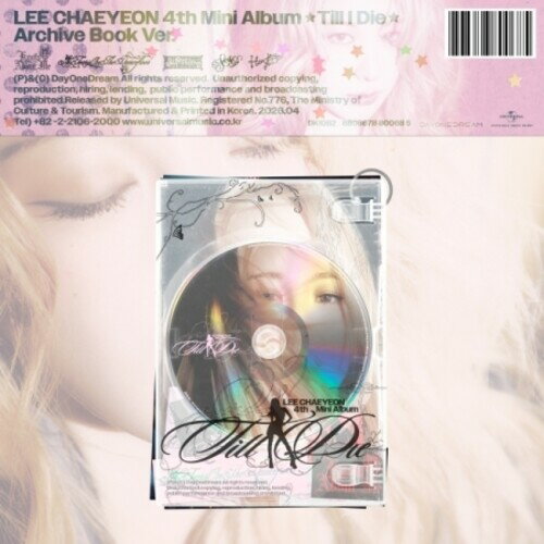LEE CHAEYEON / TILL I DIE - ARCHIVE BOOK VERSION