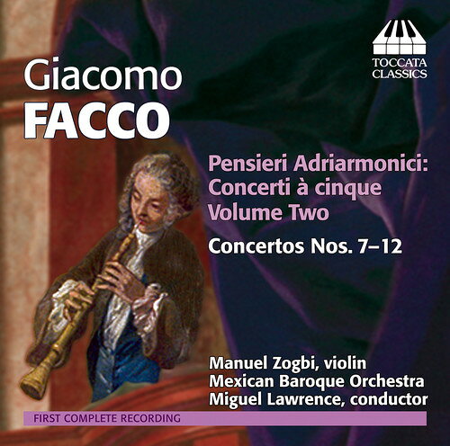 【輸入盤CD】【新品】Facco/Zogbi/Lawrence/Mexican Baroque Orch / Pensieri Adriarmonici 2