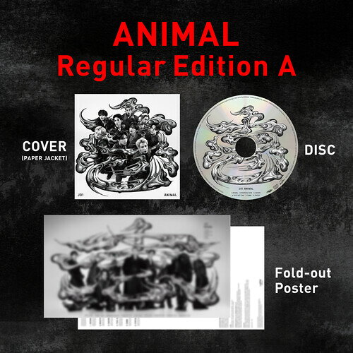 【輸入盤CD】【新品】JO1 / ANIMAL: REGULAR EDITION A【K2026/10/2発売】