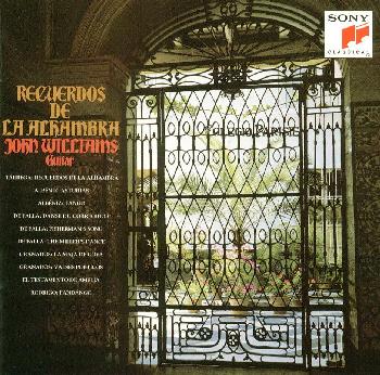 【国内盤CD】アルハンブラ宮殿の思い出〜スペイン・ギター名曲集 ウィリアムズ(G)
