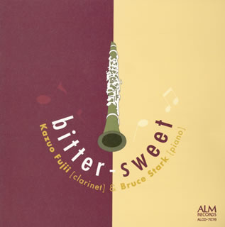 ピアノのブルース・スタークがアレンジも担当。彼らしい、ジャズと現代音楽が融合したようなサウンドが、クラリネットの音色にことのほかマッチして、意外な曲目もかなりいい感じ。日本テイストたっぷりの泣き節も満喫できて、ここ一番(いつだ?)の音楽にぜひお勧め。★(榊)【品番】　ALCD-7076【JAN】　4530835105824【発売日】　2003年06月07日【収録内容】(1)YOSAKU(七沢公典)(2)ふるさと(高野辰之)(3)思い出のアルバム(本田鉄麿)(4)歌劇「ジャンニ・スキッキ」〜私のお父さん(プッチーニ)(5)大きな古時計(ワーク)(6)テイク・ファイブ(P.デスモンド)(7)コンドルは飛んでいく(ペルー民謡)(8)どこかで春が(草川信)(9)センチメンタル・ムード(エリントン)(10)里の秋(海沼実)(11)アメイジング・グレイス(黒人霊歌)(12)ミッシェル(マッカートニー，レノン)(13)ムーンリバー(マンシーニ)(14)歌劇「ボッカチオ」〜恋は優しい野辺の花よ(スッペ)(15)花(喜納昌吉)【関連キーワード】藤井一男|ブルース・スターク|フジイカズオ|ブルース・スターク|ビター・スウィート|ヨサク|フルサト|オモイデノ・アルバム|カゲキ・ジャンニ・スキッキ・ワタシノ・オトウサン|オオキナ・フルドケイ|テイク・ファイブ|コンドルハ・トンデイク|ドコカデ・ハルガ|センチメンタル・ムード|サトノ・アキ|アメイジング・グレイス|ミッシェル|ムーンリバー|カゲキ・ボッカチオ・コイハ・ヤサシイ・ノベノ・ハナヨ|ハナ