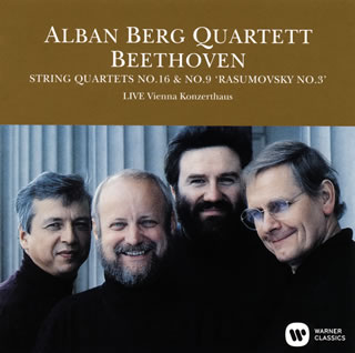 【国内盤CD】ベートーヴェン:弦楽四重奏曲第16番&第9番「ラズモフスキー第3番」 他 アルバン・ベルクSQ